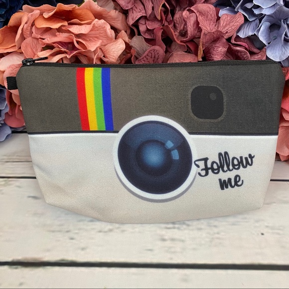Instagram App Icon Cosmetic Makeup Bag Clutch - Picture 8 of 15